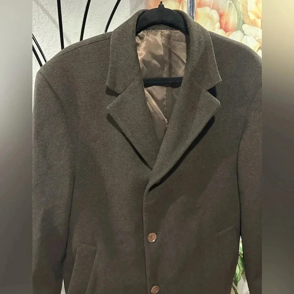 Calvin Klein Brown Coat Men's Size 38 - Picture 7 of 14